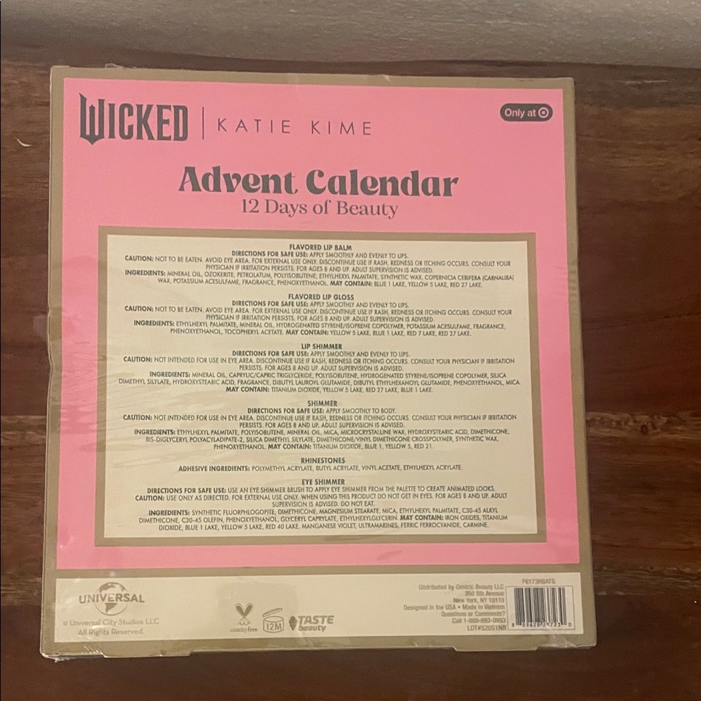 Wicked x Katie Kime 12 Days of Beauty Advent Calendar NWT Gift Set - Picture 3 of 9
